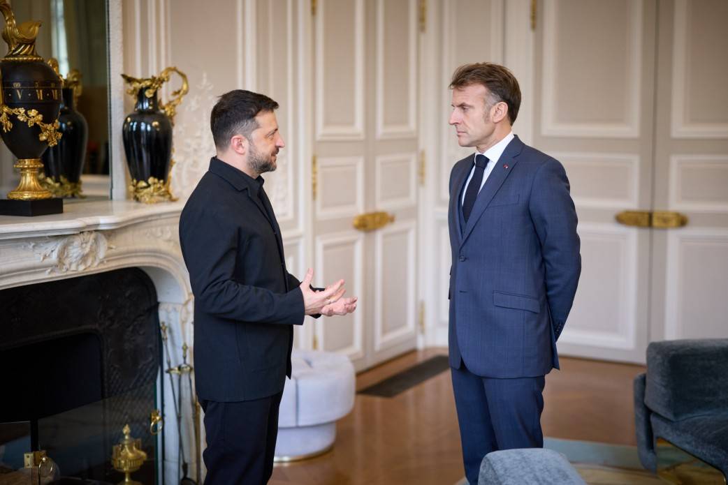 Володимир Зеленски и Еманюел Макрон